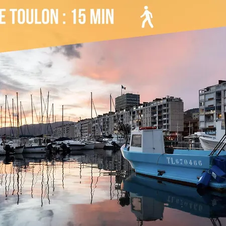 Climatisé, 2 Chambres, Mourillon Apartamento